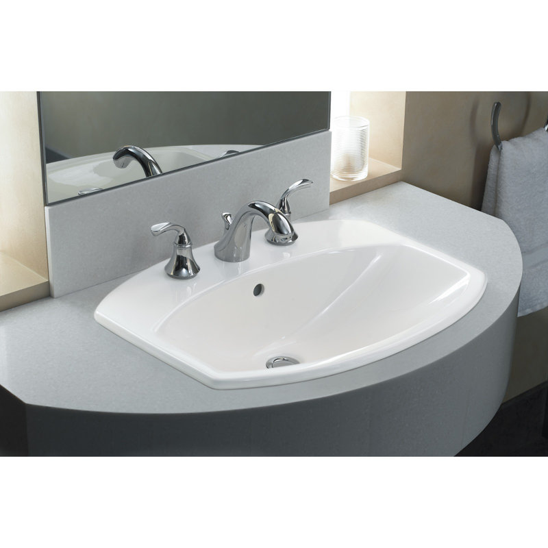 K235180 Kohler Cimarron® Vitreous China Rectangular DropIn Bathroom